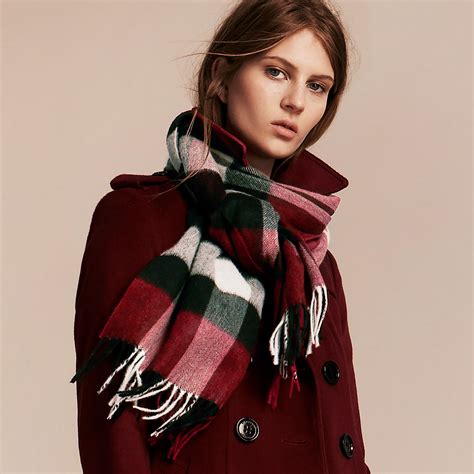 burberry red bandana scarf|burberry check scarf.